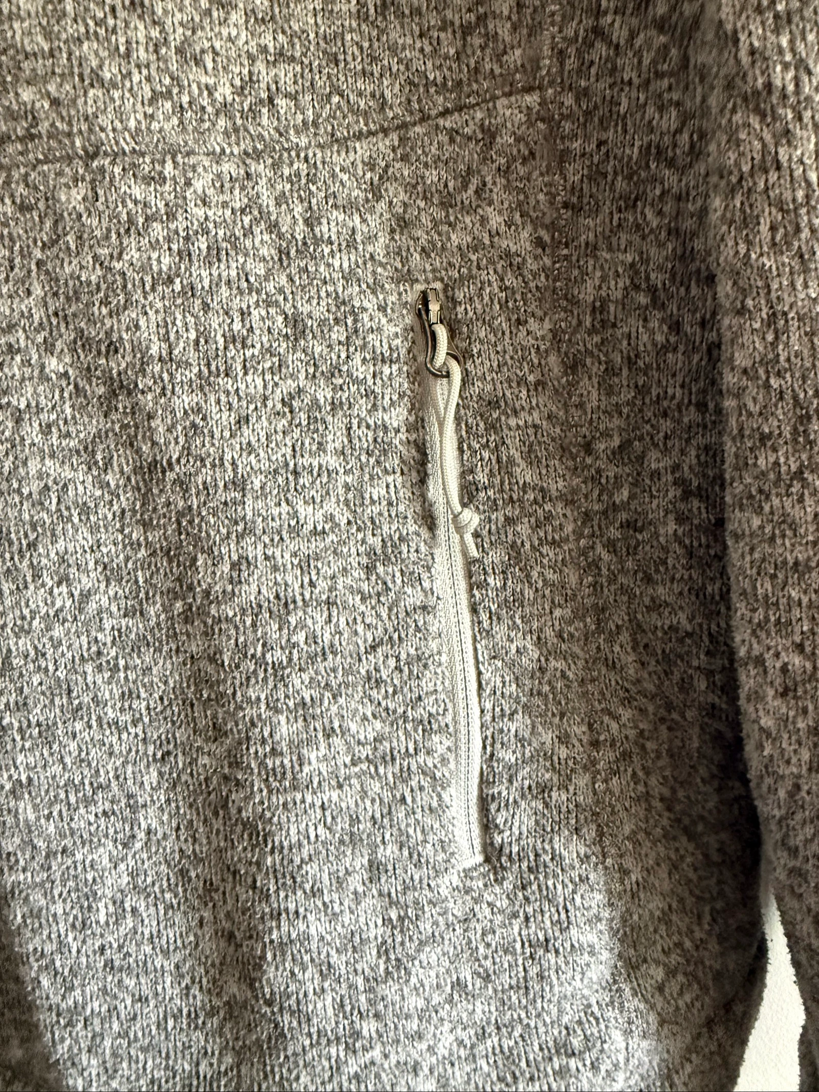 The North Face women's thick grey hooded fleece jacket size M – photo 6